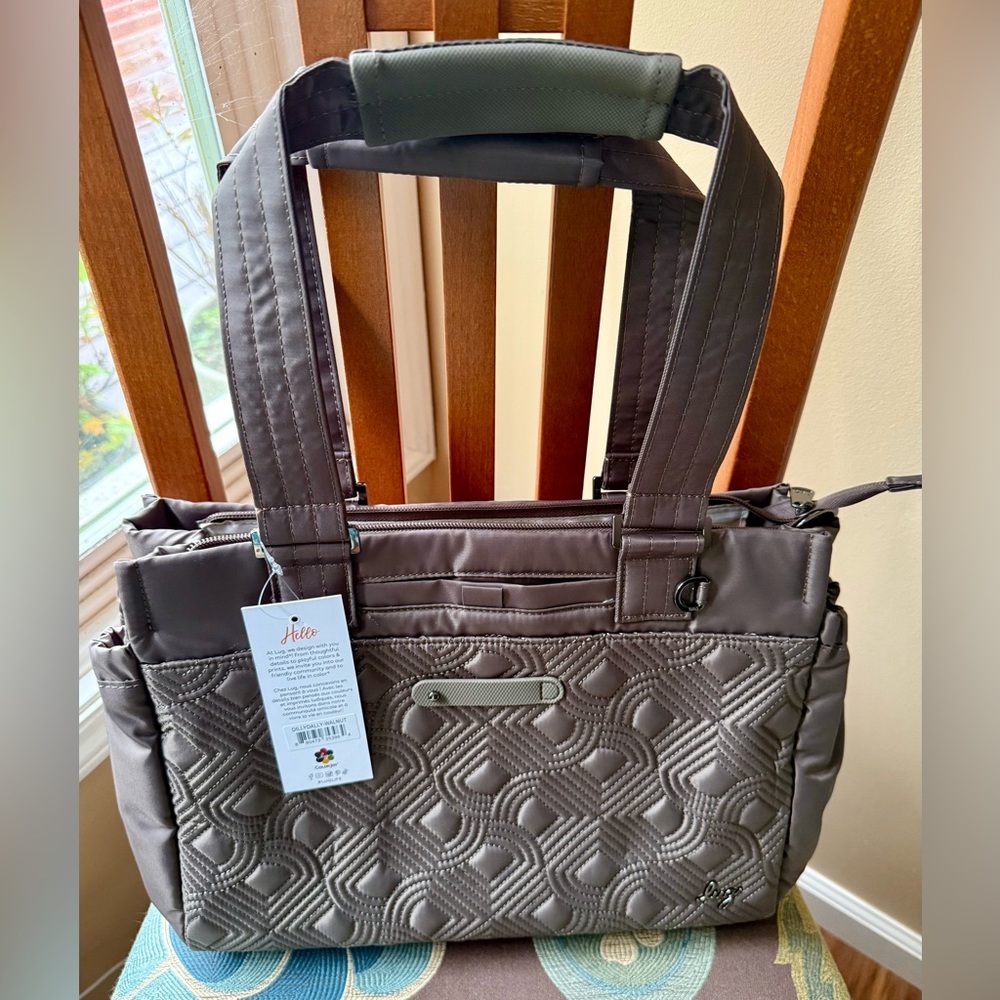 Dilly Dally Convertible Tote Bag in Walnut Brown! NWT